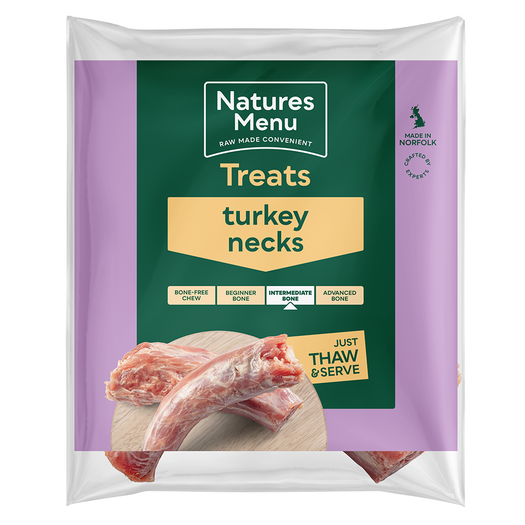 Natures Menu - Treats turkey necks (2 per pack)