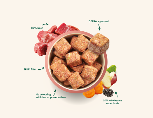 Natures Menu 80% Tender cuts of beef, 1 kg