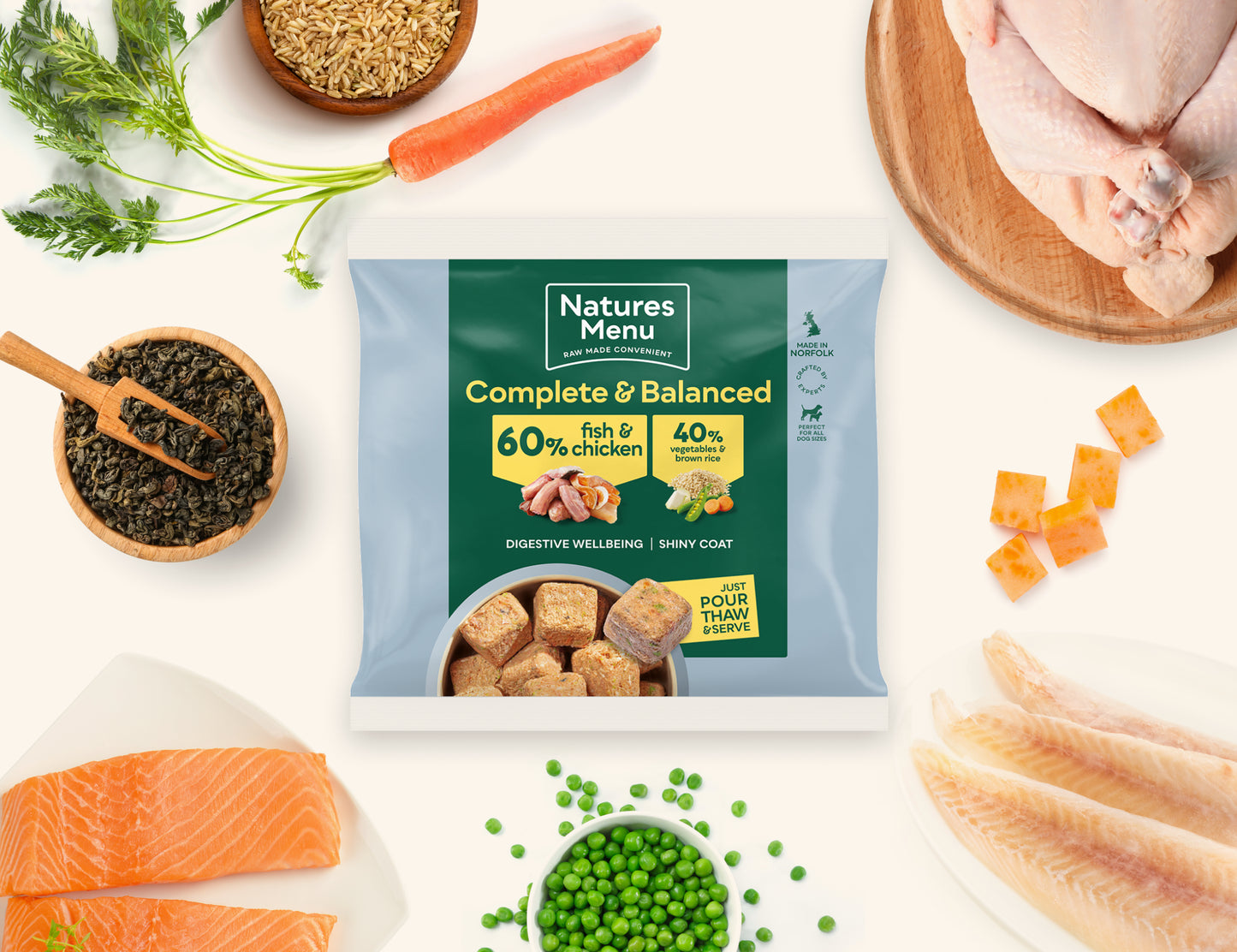Natures Menu 60% Fish and Chicken, 1 kg