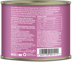 Natures Menu Country Hunter Wild Venison with Superfoods Can (600g)