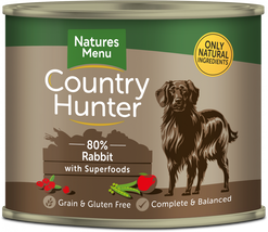 Natures Menu Country Hunter Rabbit with Superfoods Can (600g)