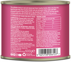 Natures Menu Country Hunter Pheasant & Goose with Superfoods Can (600g)