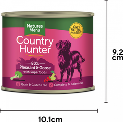 Natures Menu Country Hunter Pheasant & Goose with Superfoods Can (600g)
