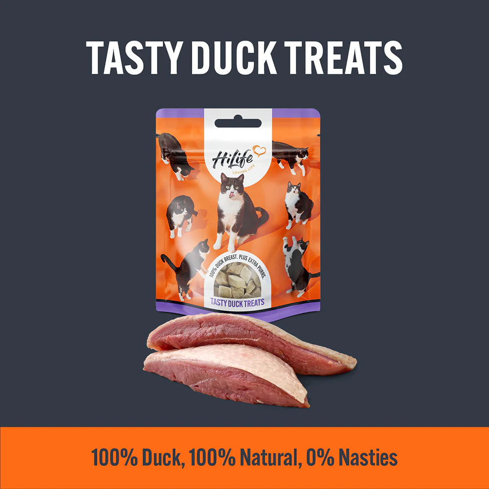 HiLife Its Only Natural Duck Breast Cat Treats (10g)