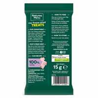 Natures Menu Raw Freeze Dried 100% Turkey Bites Dog Treats (15g)