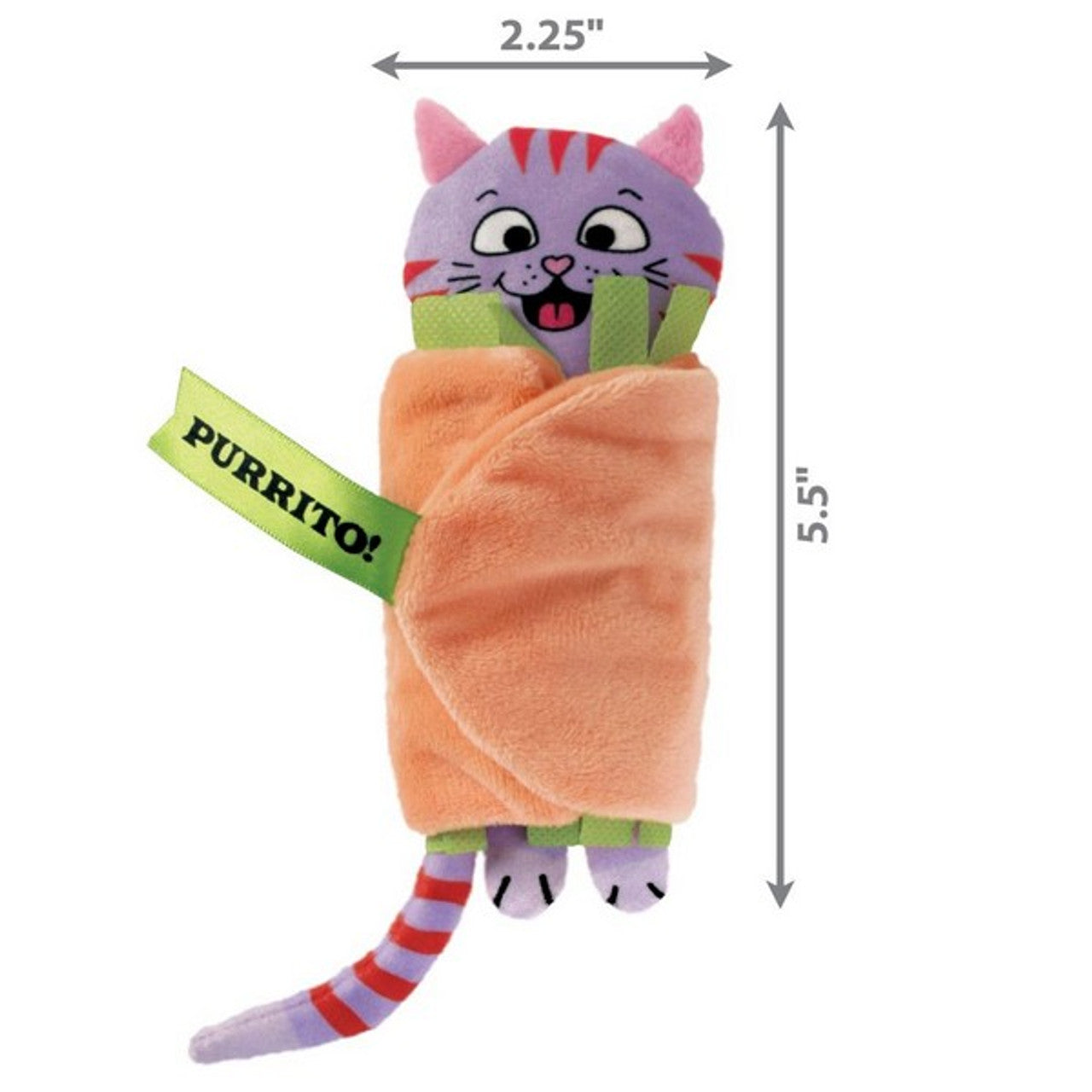 KONG® Pull-A-Partz Purrito Cat Toy