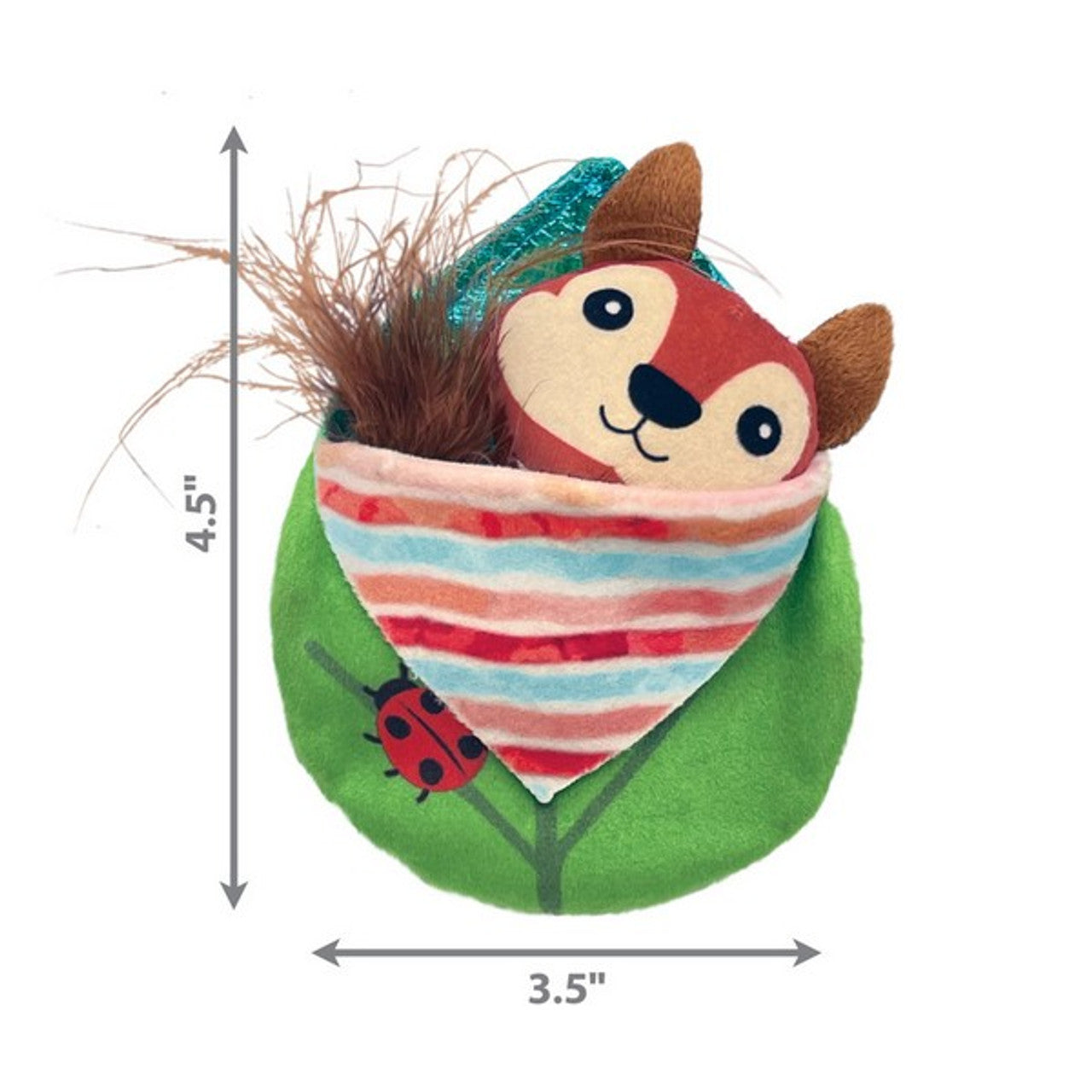 KONG® Pull-A-Partz Tuck Cat Toy