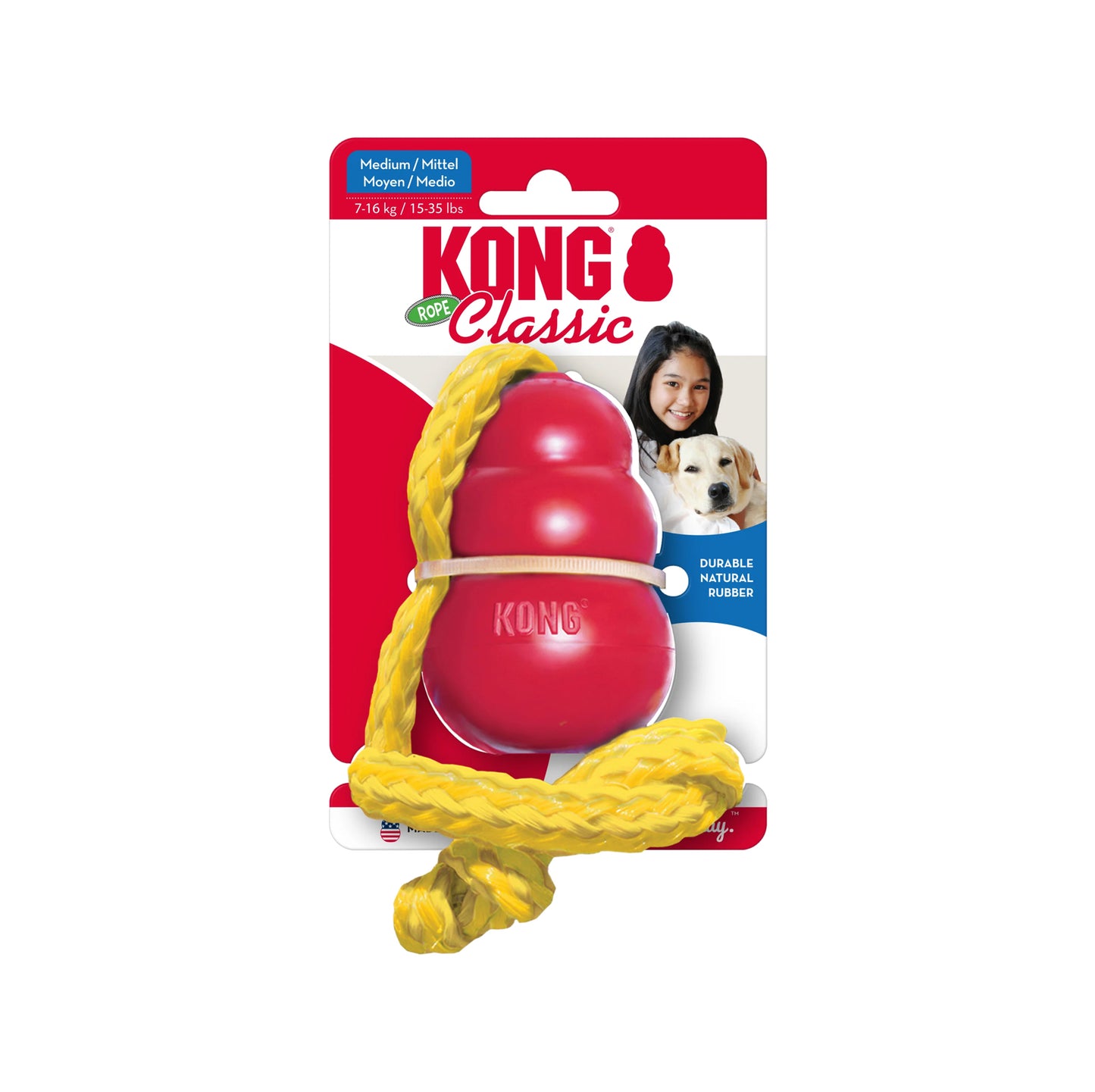 KONG® Classic with Rope, XL