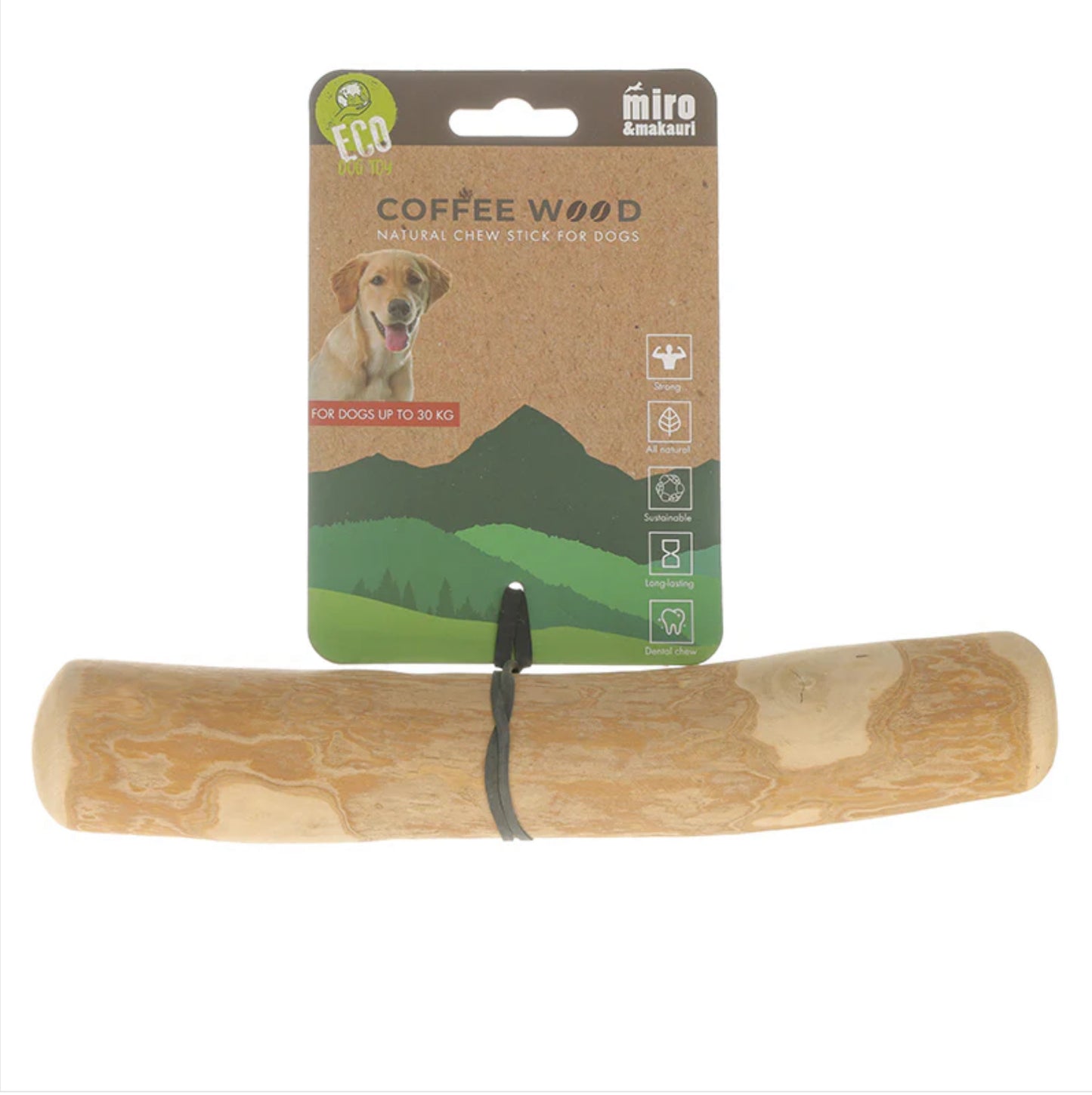 Miro & Makauri Coffee Wood Dog Chew (L)