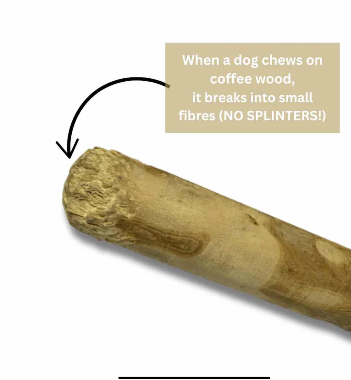 Miro & Makauri Coffee Wood Dog Chew (L)