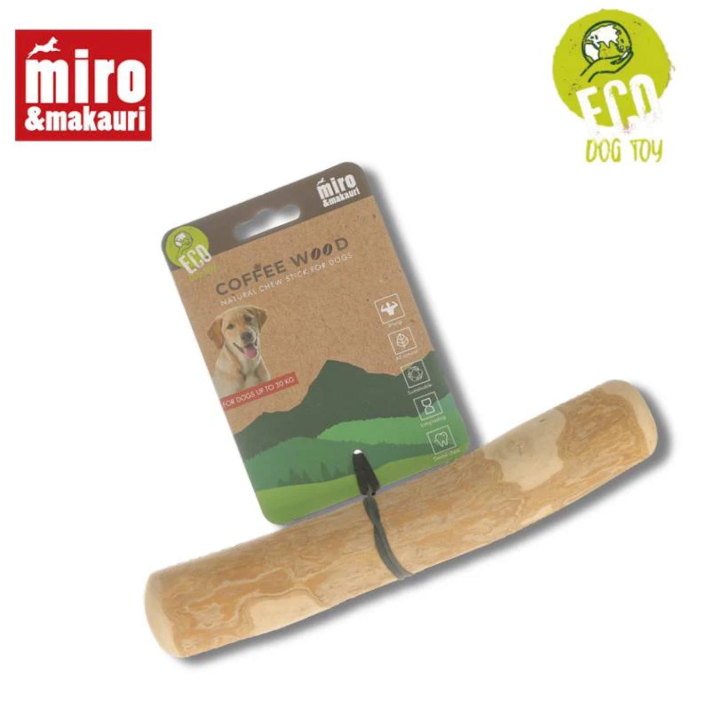 Miro & Makauri Coffee Wood Dog Chew (L)