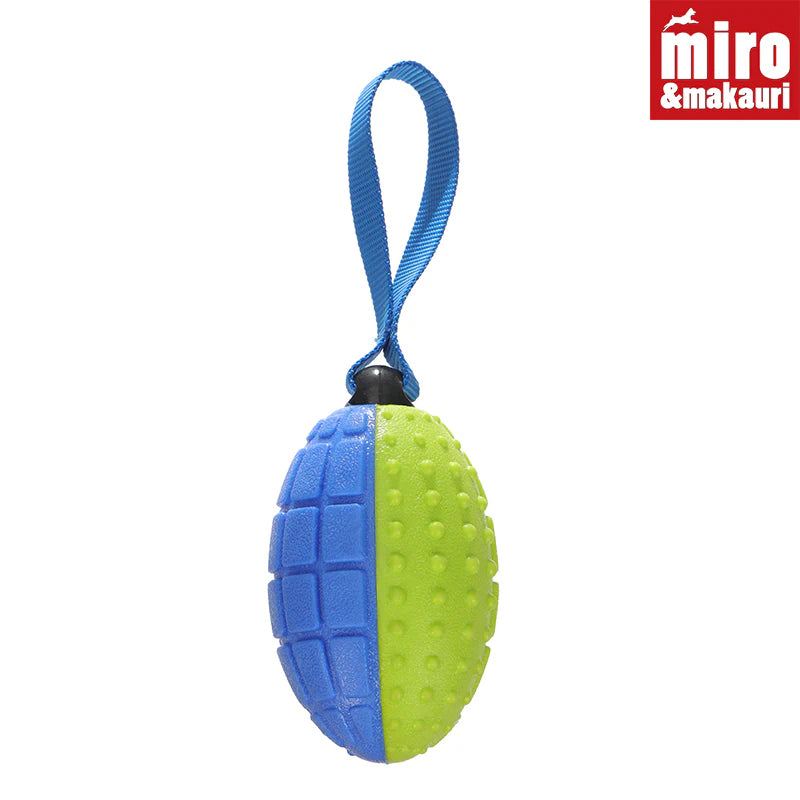 Miro & Makauri Rubber Rugby Fetch Ball