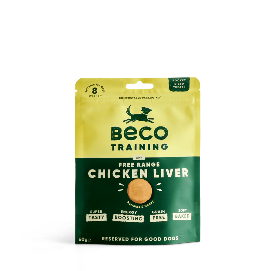 Beco : Free Range Chicken Liver Dog Treats with Parsnip & Honey (60g)