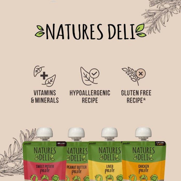 Petello Natures Deli : Peanut Butter Paste Pouch (100g)