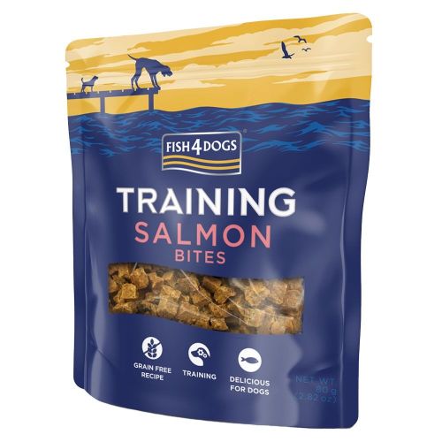 FISH4DOGS : Training Salmon Bites (80g)