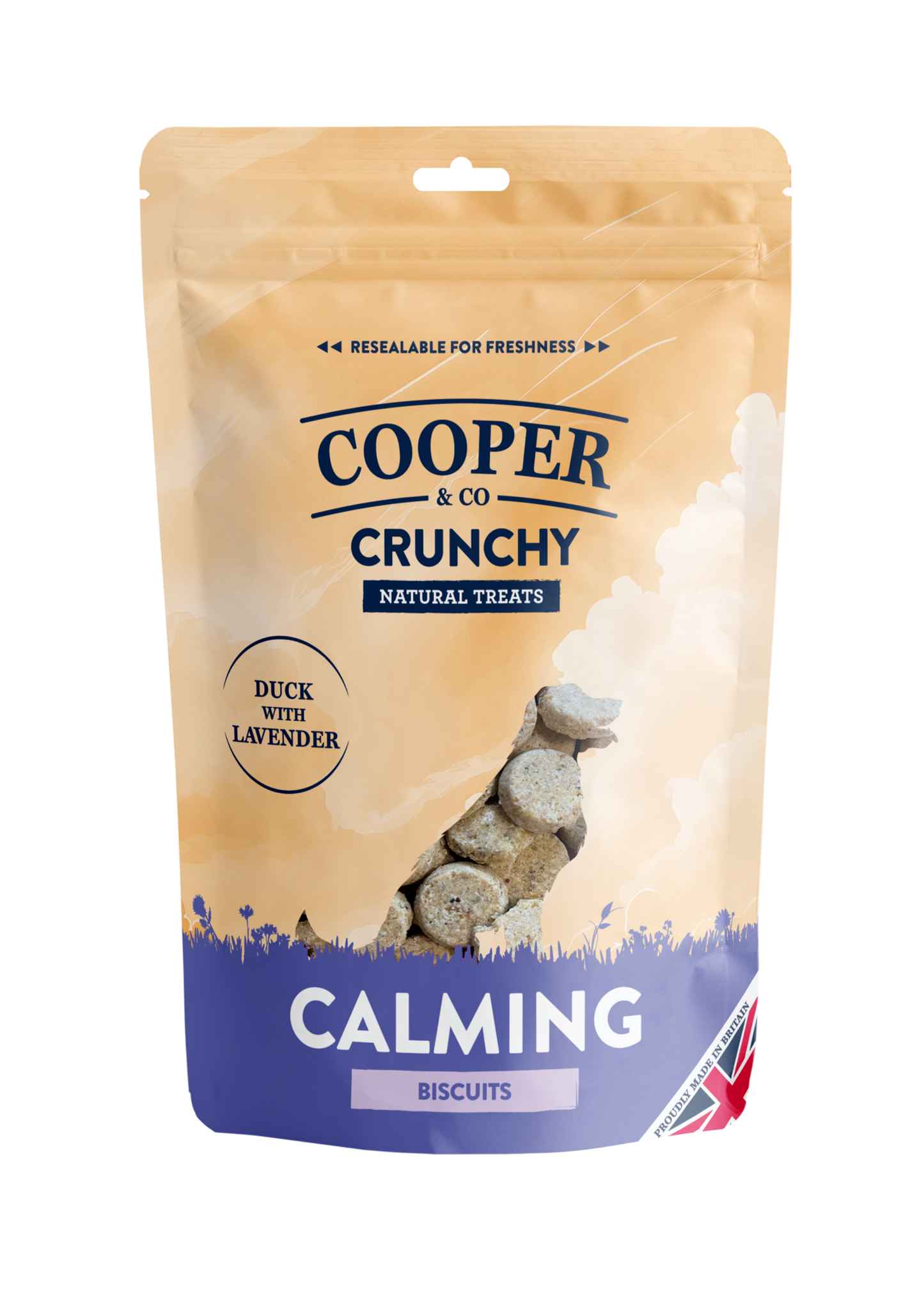 COOPER & CO : Glossy Semi-Moist Biscuits - Salmon with Spirulina (135g)