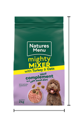 Natures Menu : Natural Mighty Mixer with Turkey & Oats (2kg)