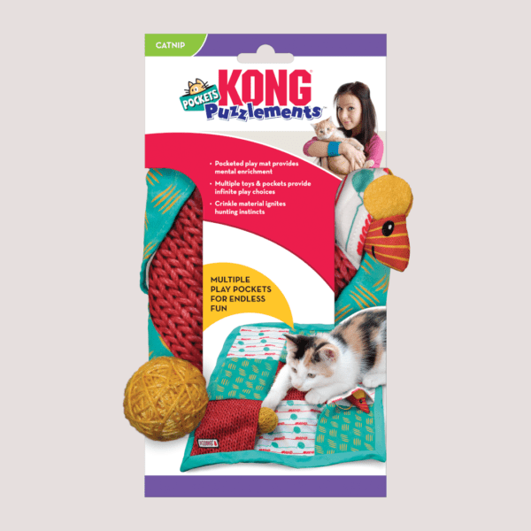 KONG® Puzzlement Pockets Cat Toy