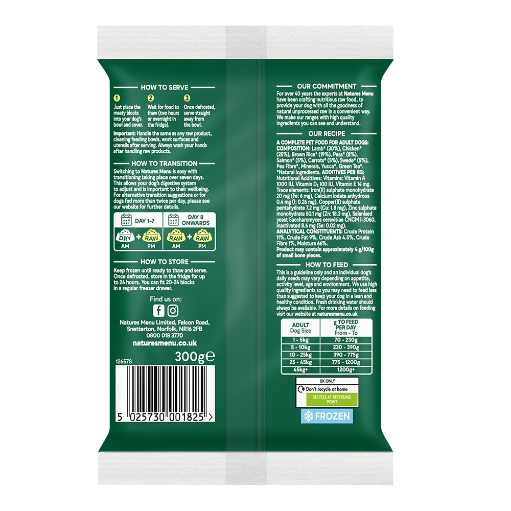 60% Lamb with chicken (300g)