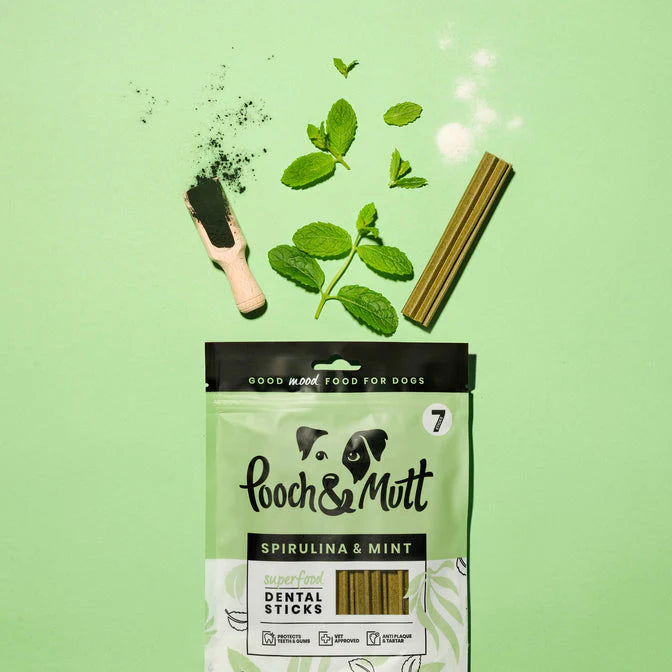 Pooch & Mutt : Superfood Dental Sticks - 7 Sticks (251g)
