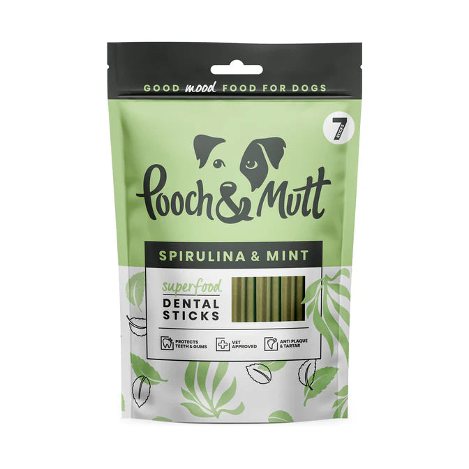 Pooch & Mutt : Superfood Dental Sticks - 7 Sticks (251g)