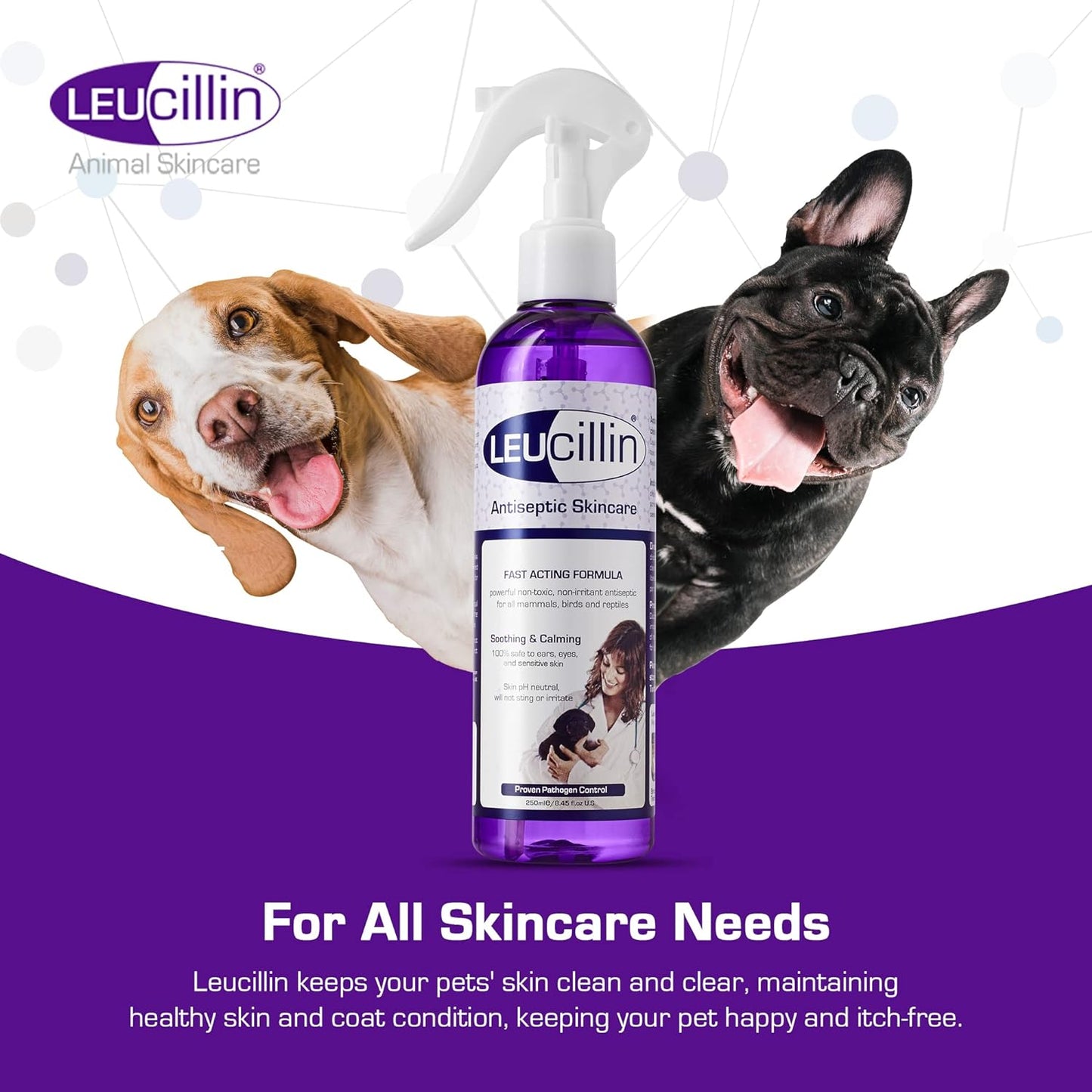 Leucillin Natural Antiseptic Spray (50ml, 150ml, 250ml, 500ml)