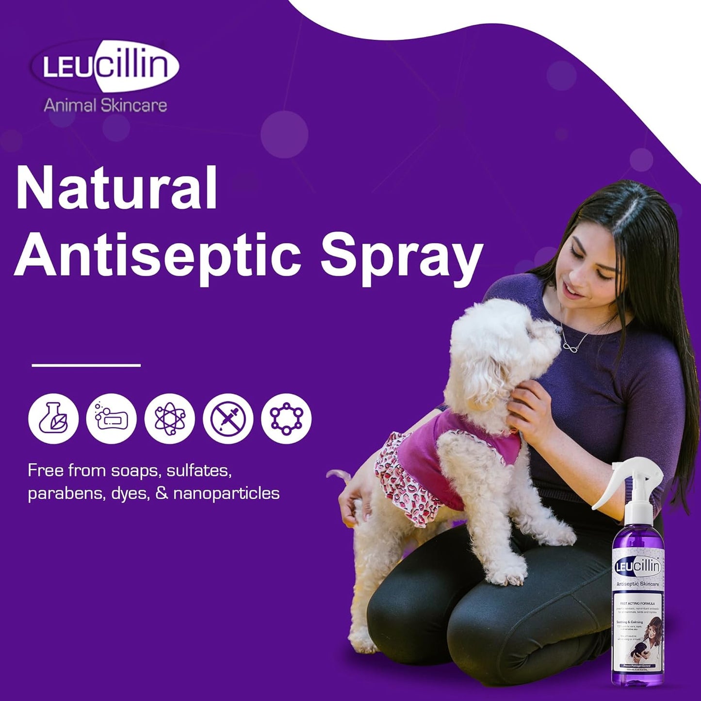 Leucillin Natural Antiseptic Spray (50ml, 150ml, 250ml, 500ml)