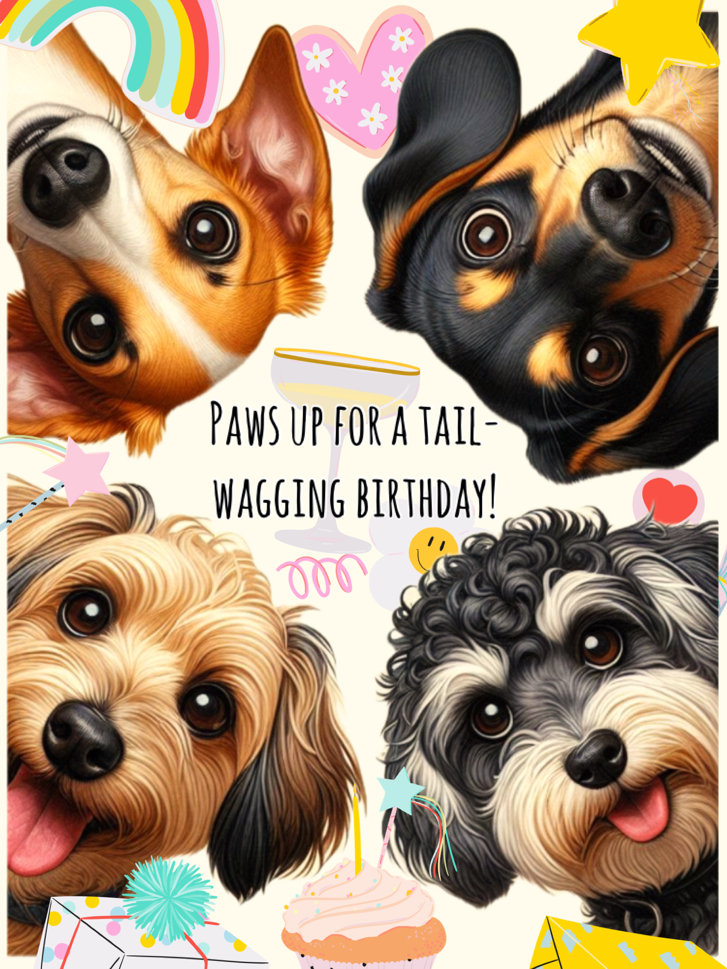 Doggy BiRthDay Gift Bag - Mix