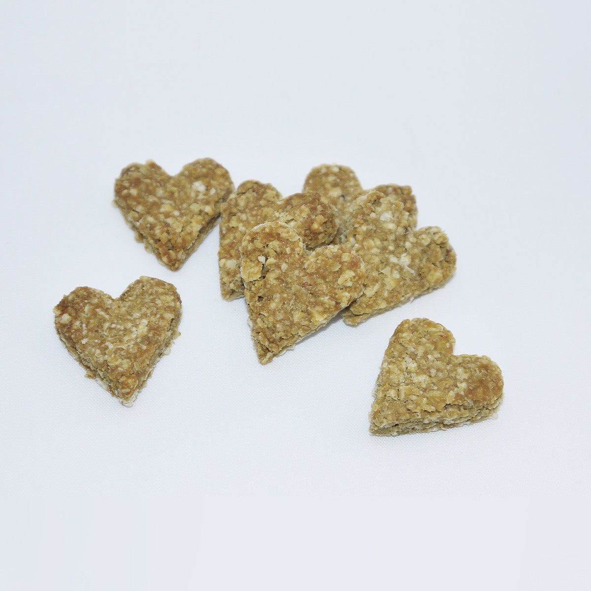 Handmade Banana and Peanut Butter Hearts 100g