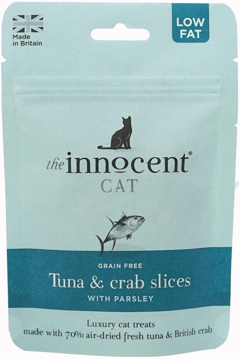 Innocent Hound Cat Grain Free Tuna & Crab Slices with Parsley 70g