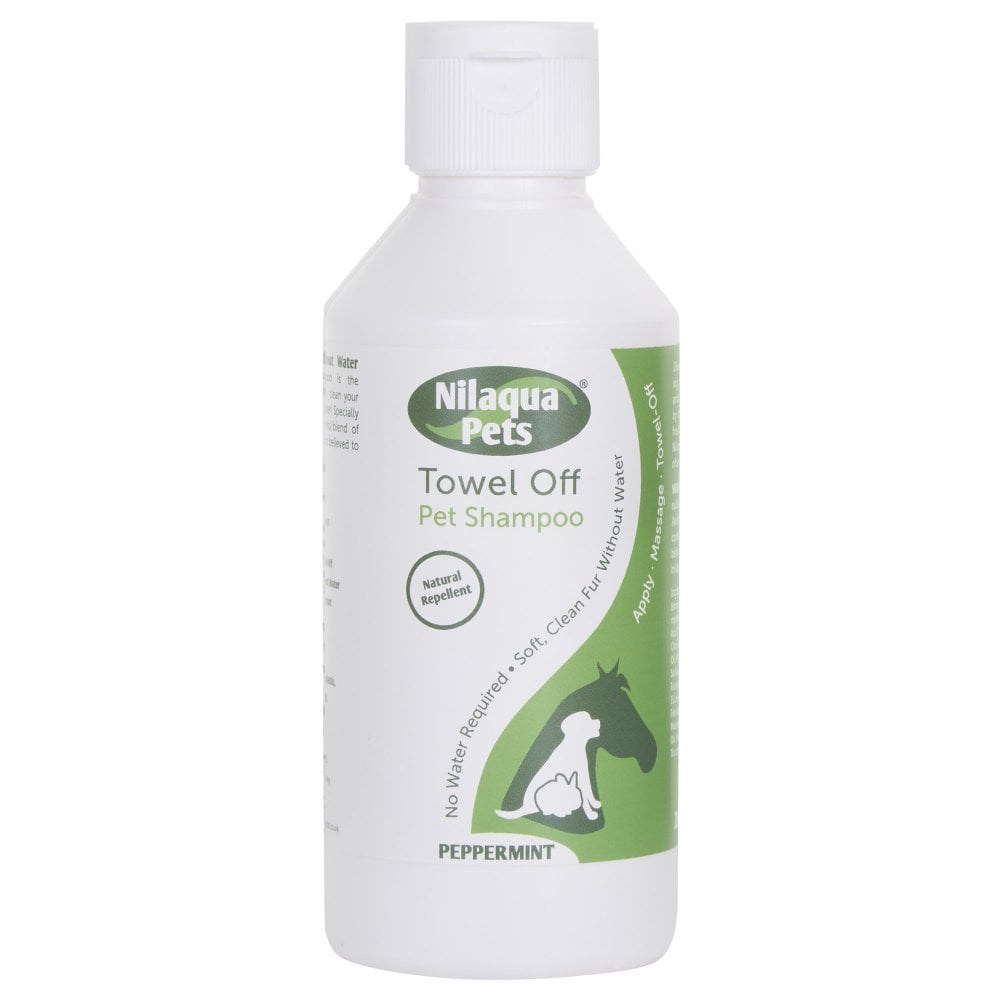 Towel Off Pet Shampoo 200ml Natural Repellent- Peppermint