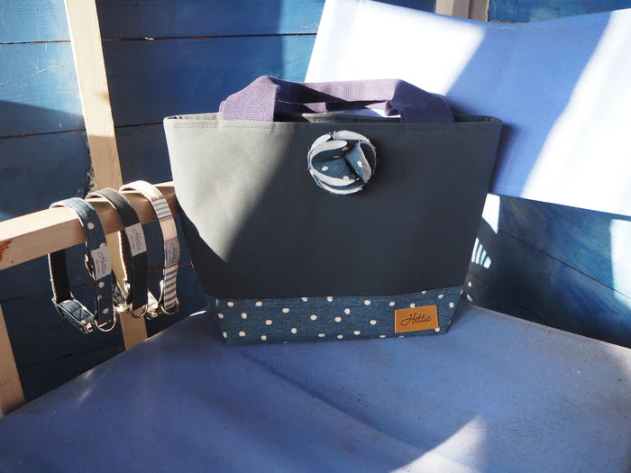 Grab Bags by Hettie - Canvas and Denim spot (Made in Britain)