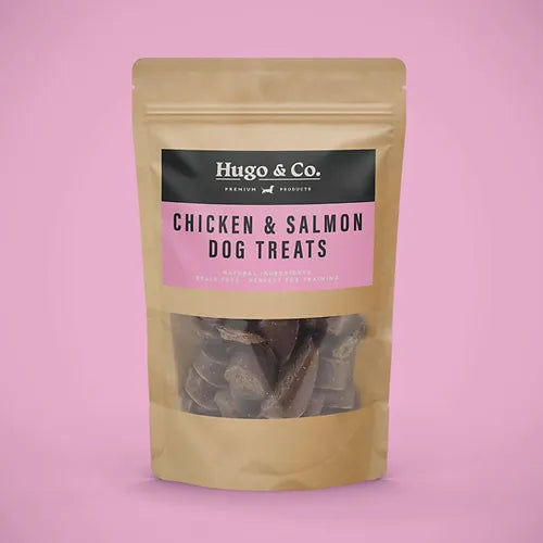 Hugo&Co Chicken & Salmon Treats - 75g