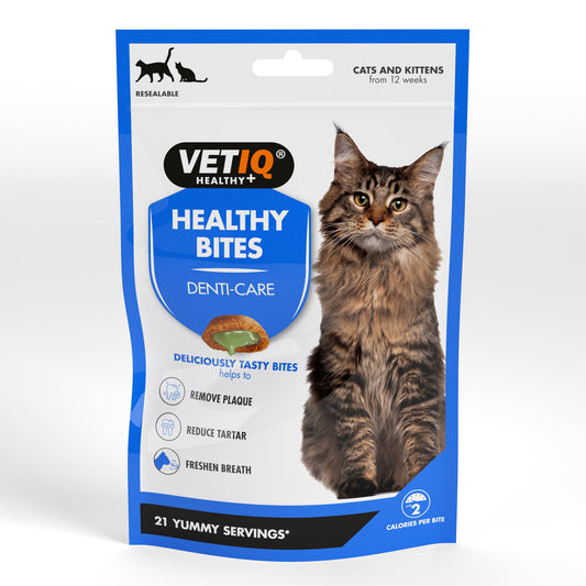 VETIQ® Healthy Bites Denti-Care For Cats & Kittens (65g)