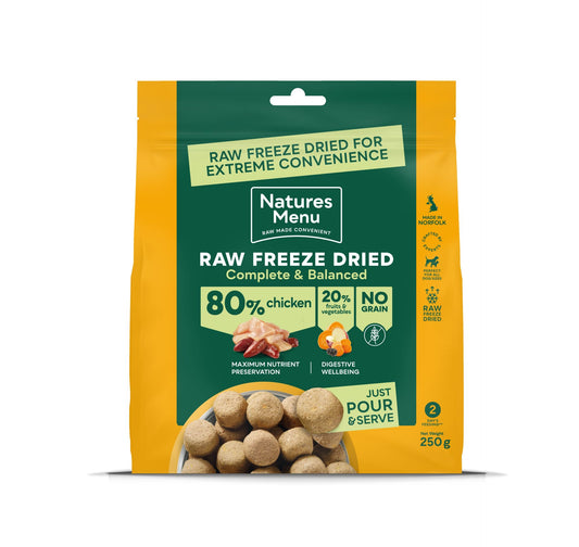 80% Chicken RAW FREEZE DRIED (250g)