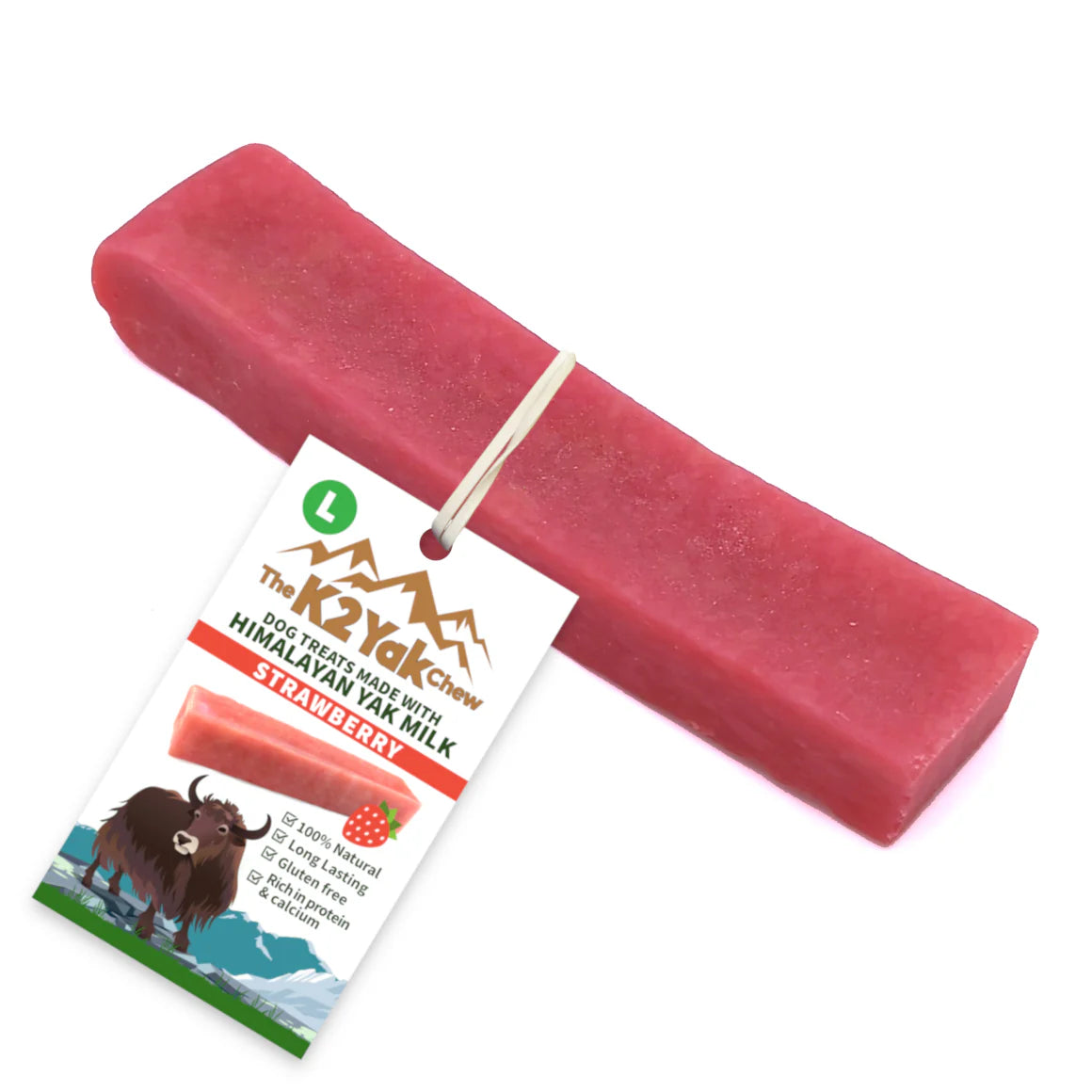 K2 Yak Chews Dog Treats Large, 3 flavours