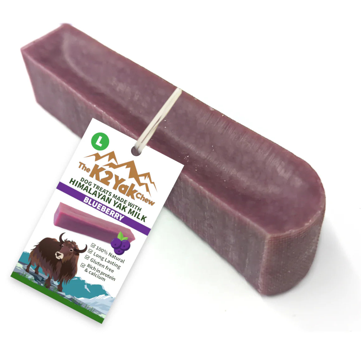 K2 Yak Chews Dog Treats Large, 3 flavours