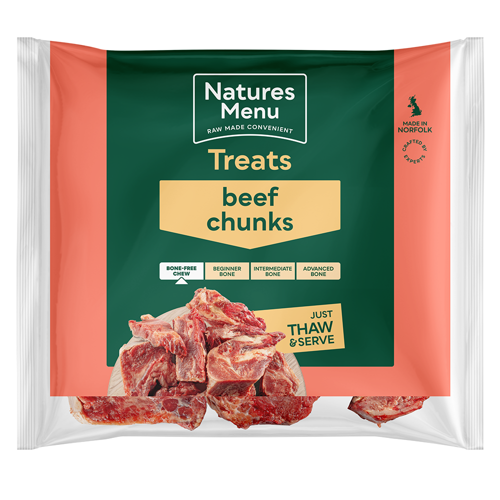 Natures Menu - Treats beef chunks (1 kg)