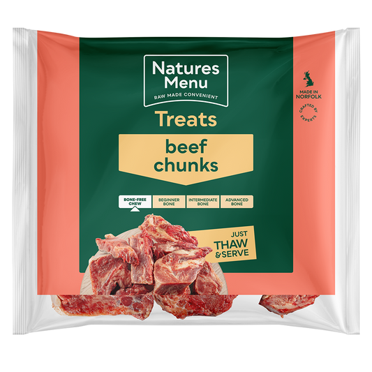 Natures Menu - Treats beef chunks (1 kg)