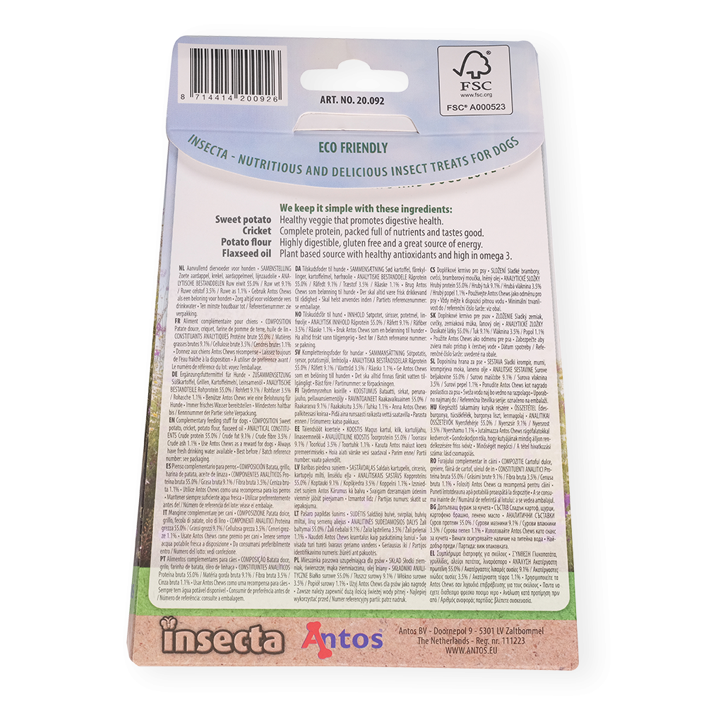 Insecta Nibbles Cricket & Sweet Potato 100g