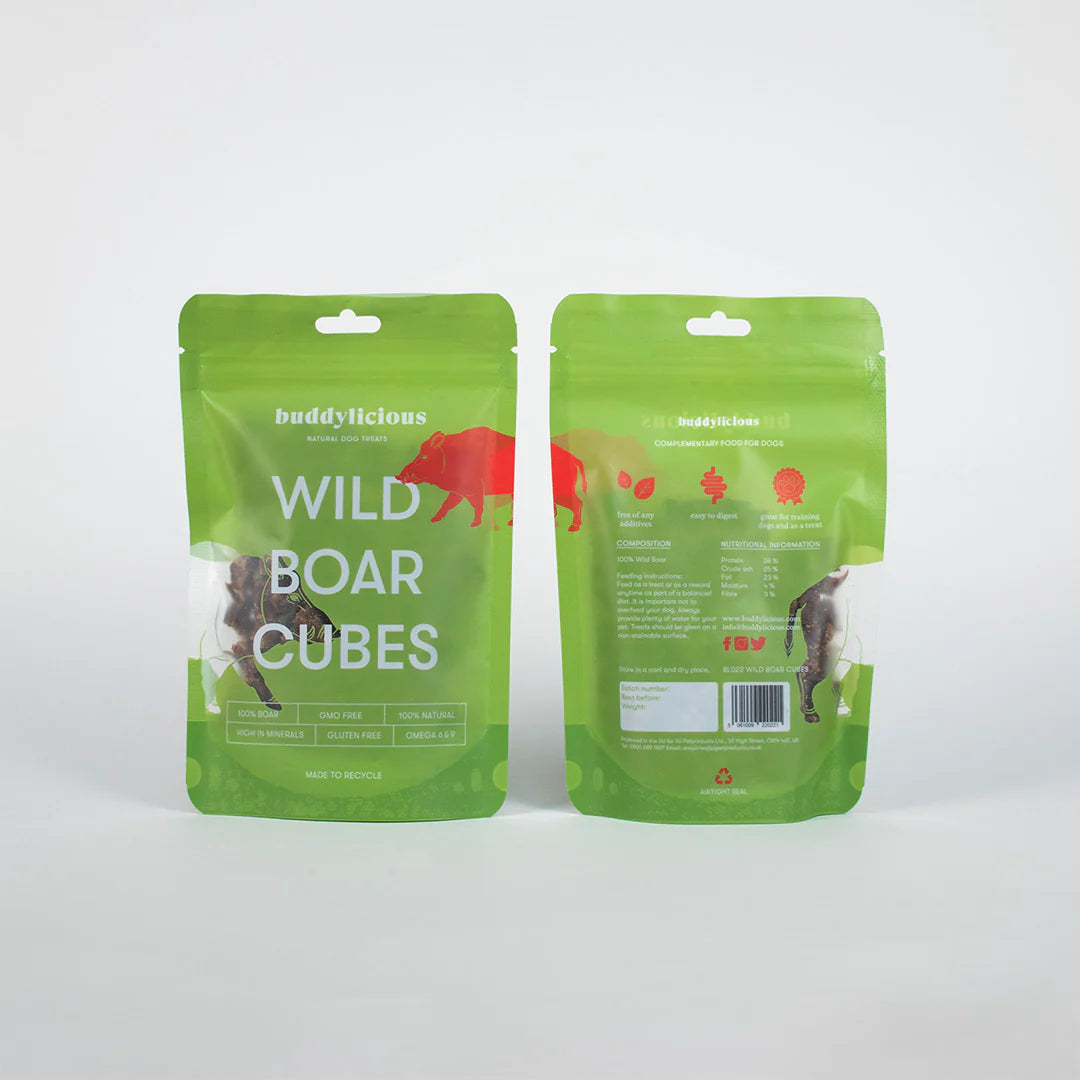 Natural Wild Boar Cubes  - 100% natural