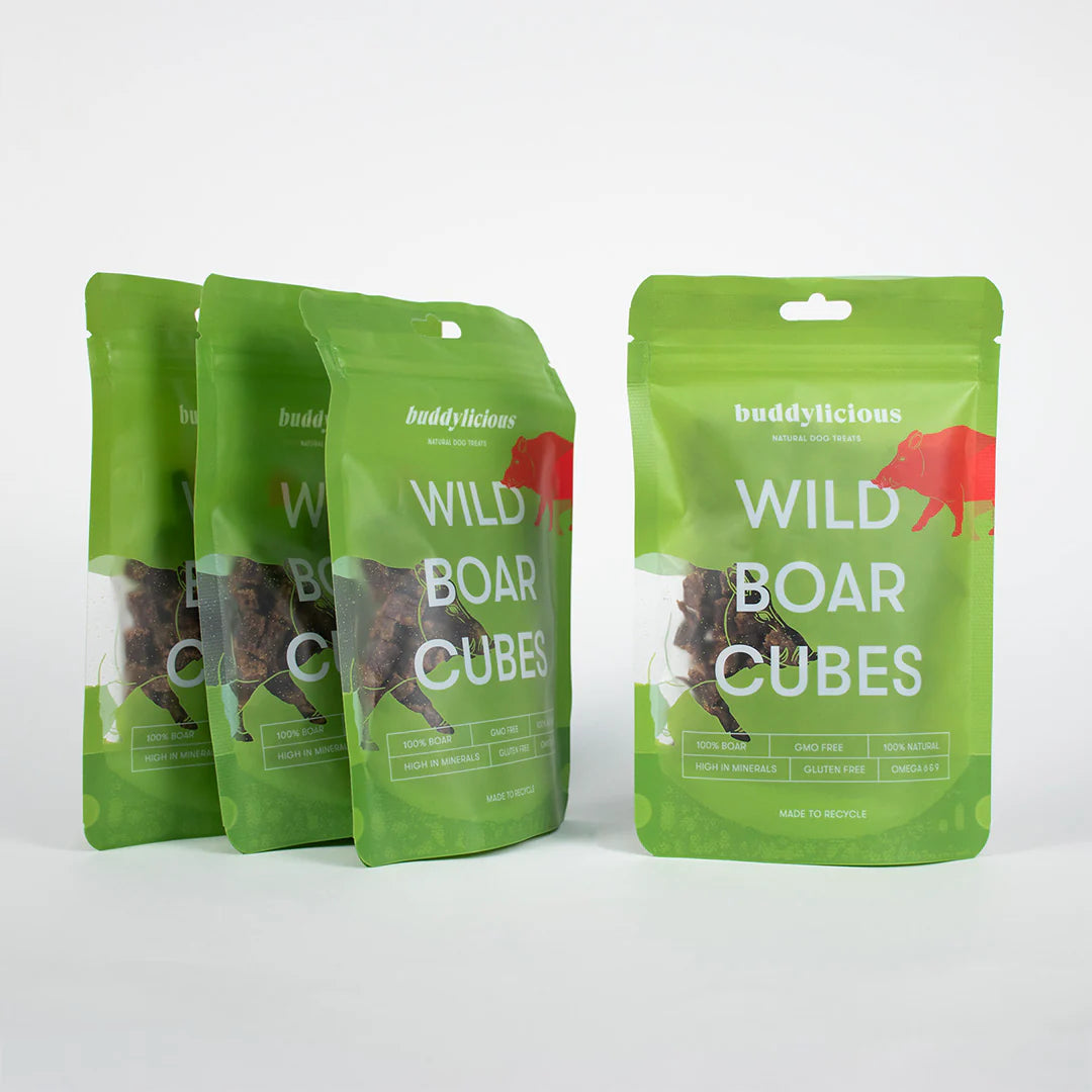 Natural Wild Boar Cubes  - 100% natural