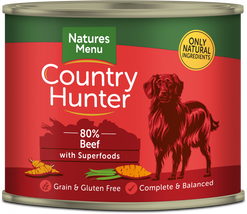 Natures Menu Country Hunter Beef with Superfoods Can (600g)