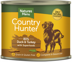 Natures Menu Country Hunter Duck & Turkey with Superfoods Can (600g)