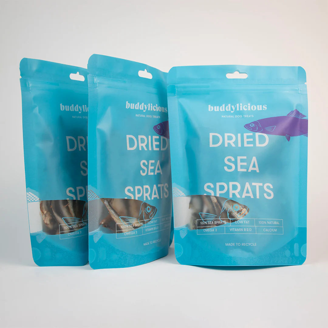Buddylicious Dried Sea Sprats - 100% natural (80g)
