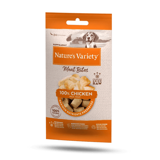 Nature’s Variety Freeze Dried Meat Bites - 100% Chicken (20g)