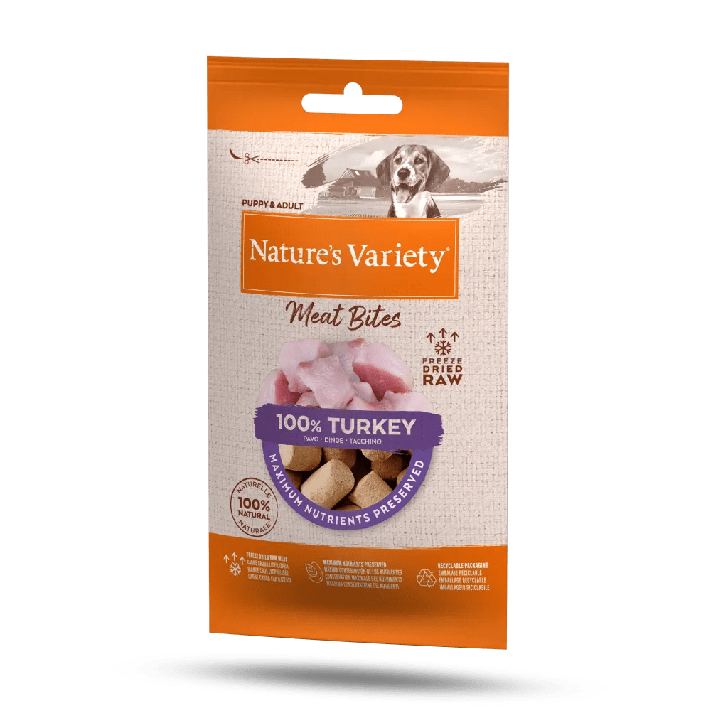 Nature’s Variety Freeze Dried Meat Bites - 100% Turkey (20g)
