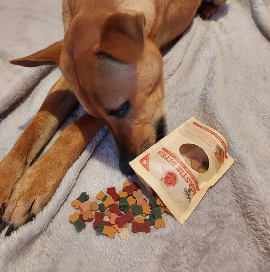 Vegan Dog Treats - Maks Patch "Roastie Bites" Training Dog Treats - 100g