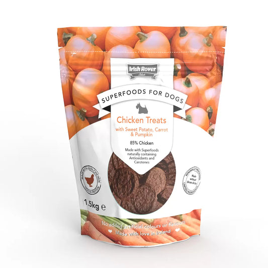 Irish Rover Superfoods for Dogs, Chicken with Sweet Potato, Carrot & Pumpkin (1.5kg)