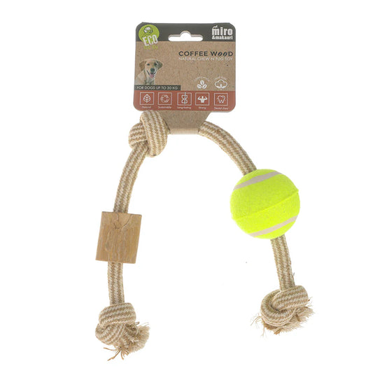 Miro & Makauri Coffee Wood - Chew N Tug Toy (L)